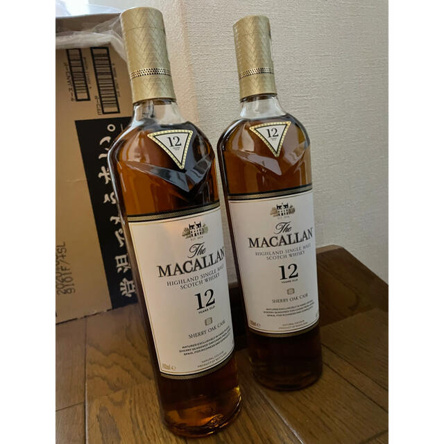 マッカラン12年シェリーオーク2本 高い素材 33%割引 noxcapital.de