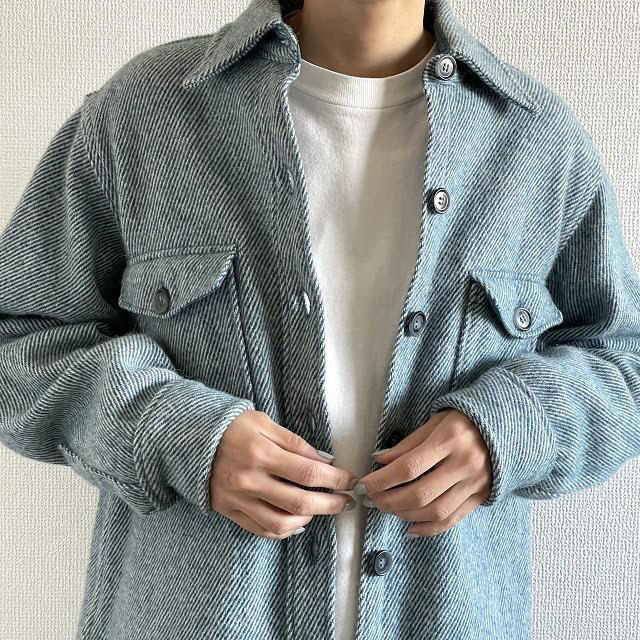 90s WOOLRICH（ウールリッチ）ウールシャツ CPOジャケット/2XL