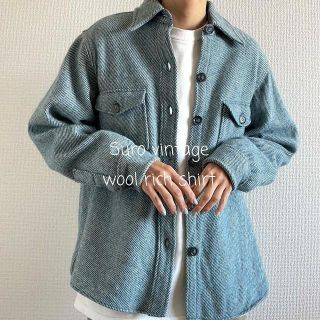 90s ウールリッチ ウールシャツ CPOジャケット古着 vintage 再再販 【70s〜ヴィンテージ ウールリッチ】USA製 LウールCPOジャケットシャツ その他
