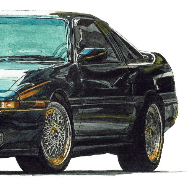 NC-972スープラ3.0GT/2.0GT限定版画サイン額装作家平右ヱ門 4