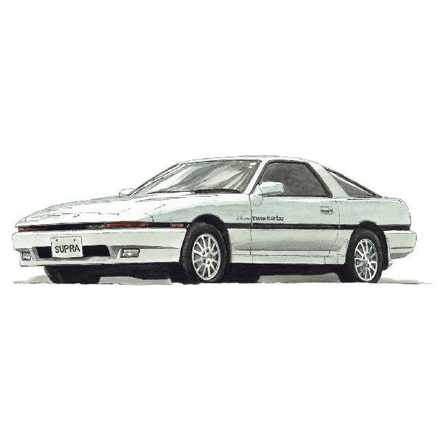 NC-972スープラ3.0GT/2.0GT限定版画サイン額装作家平右ヱ門 5