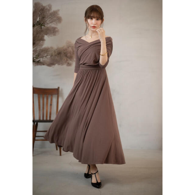 Herlipto Cache Coeur Jersey Long Dress | フリマアプリ ラクマ