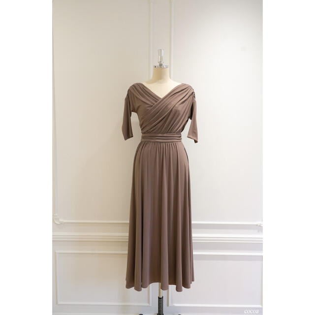 Herlipto Cache Coeur Jersey Long Dressの通販 by y|ラクマ
