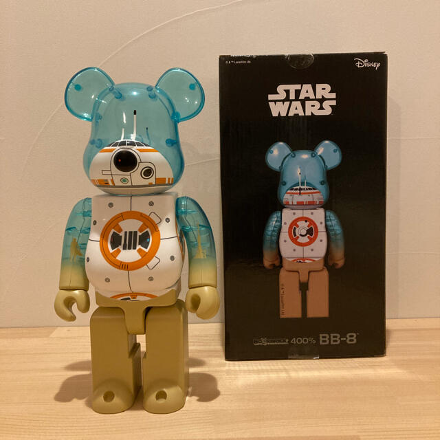 MEDICOM TOY(メディコムトイ)のBE@BRICK ベアブリック400% スターウォーズ　特賞BB-8 ハンドメイドのおもちゃ(フィギュア)の商品写真