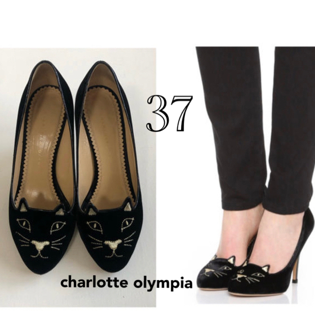 本日17時まで☆Charlotte Olympia☆kittyベルベット 新しい