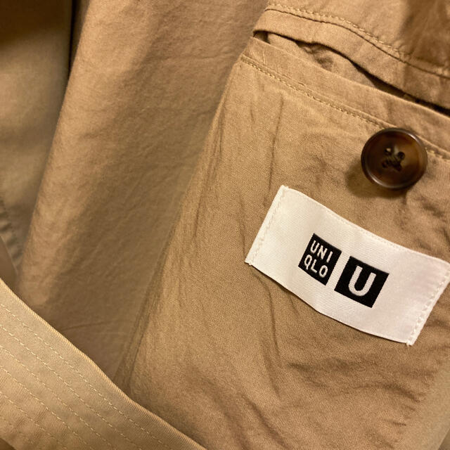 UNIQLO(ユニクロ)のユニクロU ロングトレンチコート ベージュ サイズS レディースのジャケット/アウター(トレンチコート)の商品写真