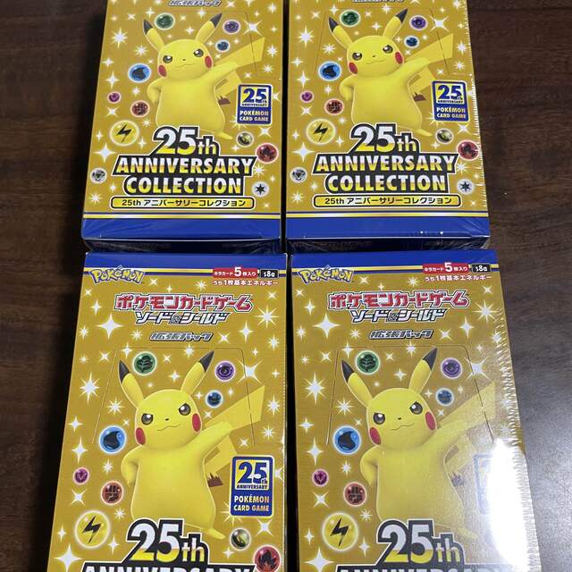 25th aniversary collection ポケモン　4box