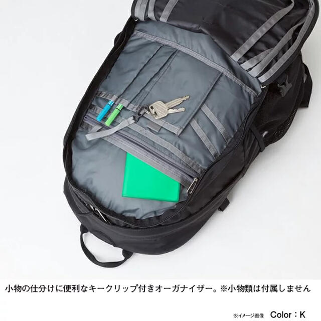 THE NORTH FACE(ザノースフェイス)のノースフェイス　ホットショット　リュック　ブラック メンズのバッグ(バッグパック/リュック)の商品写真