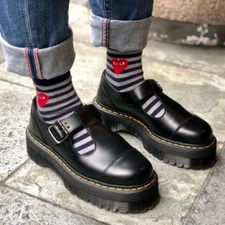 ドクターマーチン(Dr.Martens)の【専用】Dr.Martens BETHAN UK4 黒 厚底 メリージェーン(ローファー/革靴)