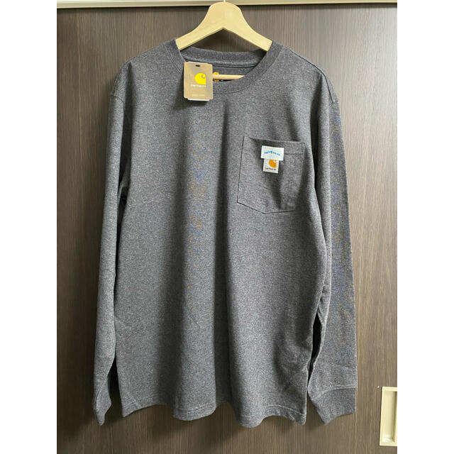 carhartt(カーハート)のover print（オーバープリント）ロンティー Mサイズ メンズのトップス(Tシャツ/カットソー(七分/長袖))の商品写真