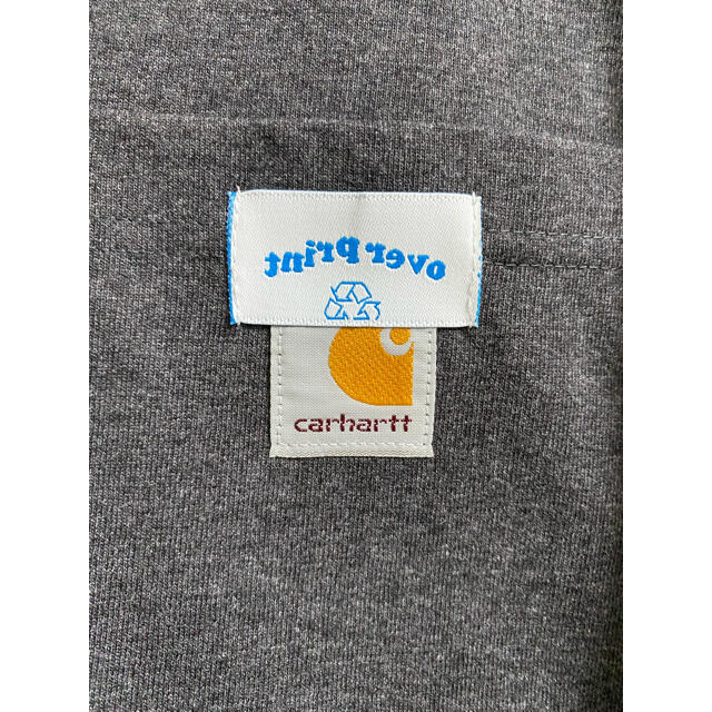 carhartt(カーハート)のover print（オーバープリント）ロンティー Mサイズ メンズのトップス(Tシャツ/カットソー(七分/長袖))の商品写真