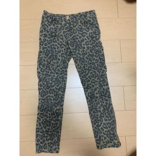 バラク(Barak)の美品　barak バラク　カーゴパンツ　ヒョウ柄　スキニーパンツ(スキニーパンツ)