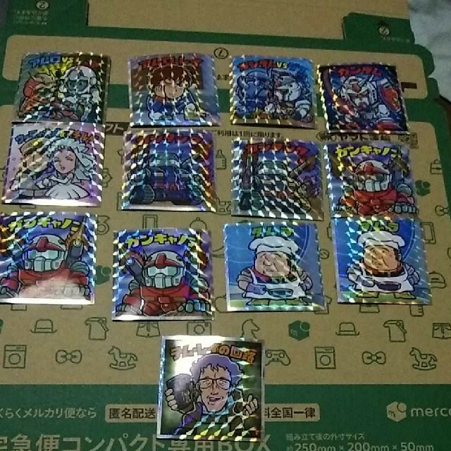 ガンダムマンチョコ 13枚セット エンタメ/ホビーのおもちゃ/ぬいぐるみ(キャラクターグッズ)の商品写真