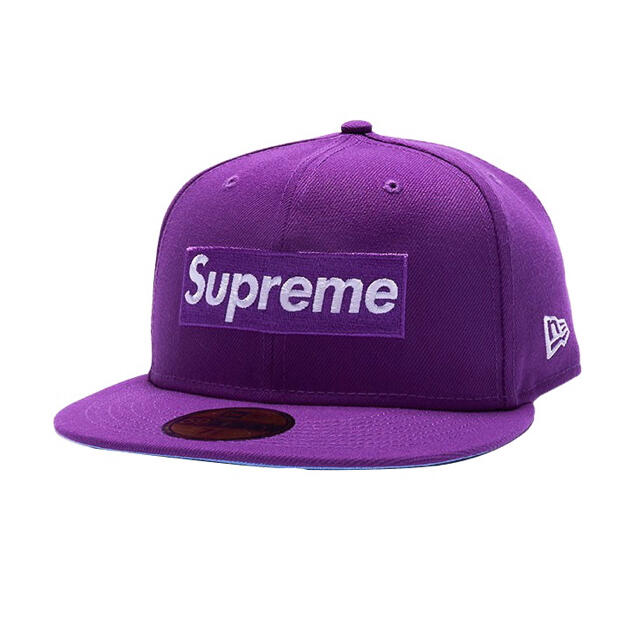 Supreme(シュプリーム)の7 1/4 No Comp Box Logo New Era lavender メンズの帽子(キャップ)の商品写真