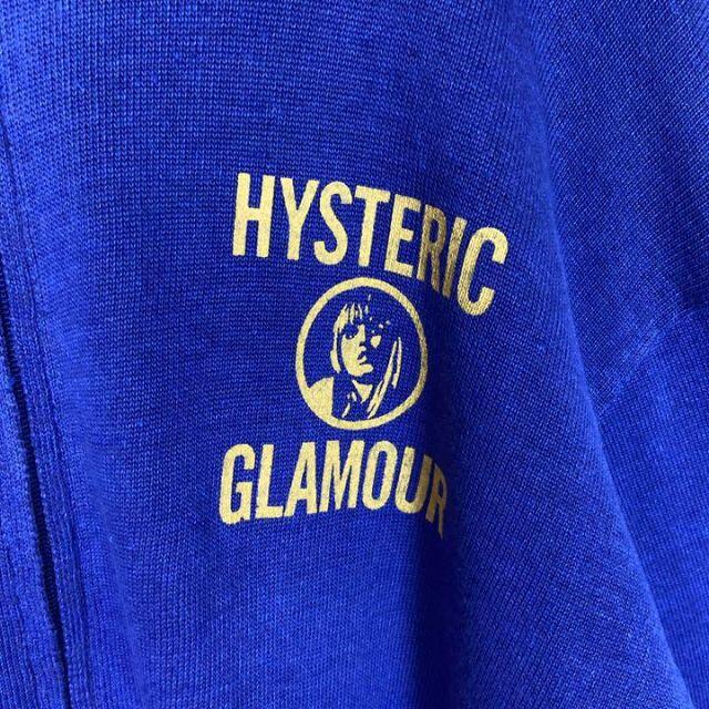 【リネンパーカー】HYSTERIC GRAMOUR 麻　バックプリント　紫 5