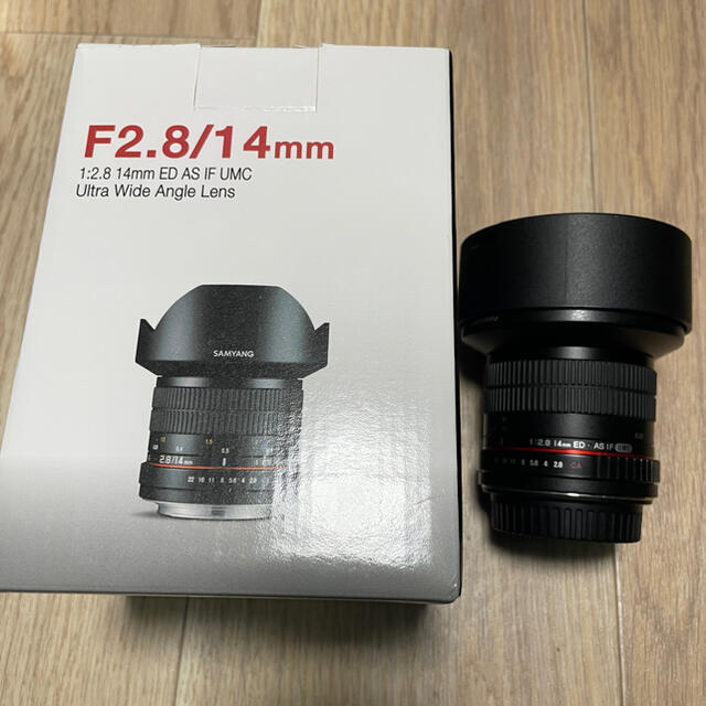 スマホ/家電/カメラSAMYANG 14mm F2.8 ED AS IF UMC Canon EF