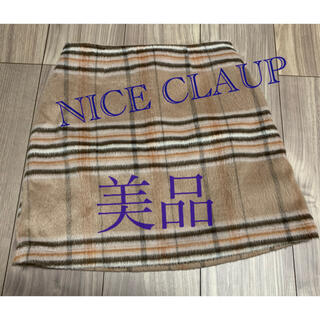 ナイスクラップ(NICE CLAUP)の【美品】NICE CLAUP ミニスカート(ミニスカート)