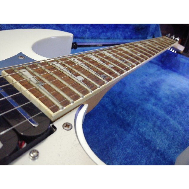 Ibanez(アイバニーズ)のIbanez RG350DX MOD Hyblid Silver Bk&Wh 楽器のギター(エレキギター)の商品写真