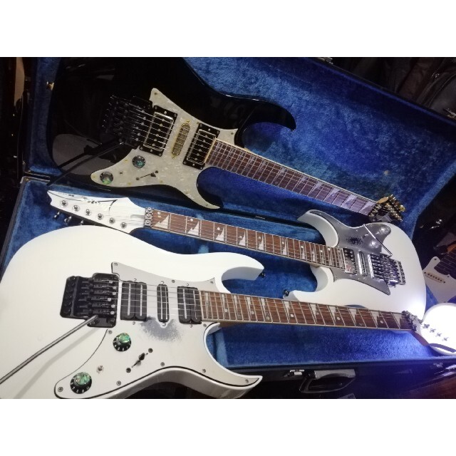 Ibanez(アイバニーズ)のIbanez RG350DX MOD Hyblid Silver Bk&Wh 楽器のギター(エレキギター)の商品写真