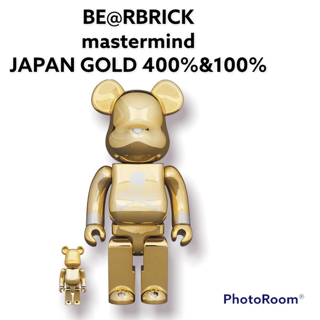 エンタメ/ホビーBE@RBRICK　マスターマインドGOLD400%&100%