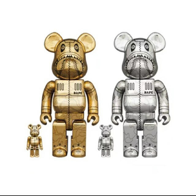 MEDICOM TOY(メディコムトイ)のBE@RBRICK SORAYAMA BAPE CAMO SHARK 400％  エンタメ/ホビーのフィギュア(その他)の商品写真