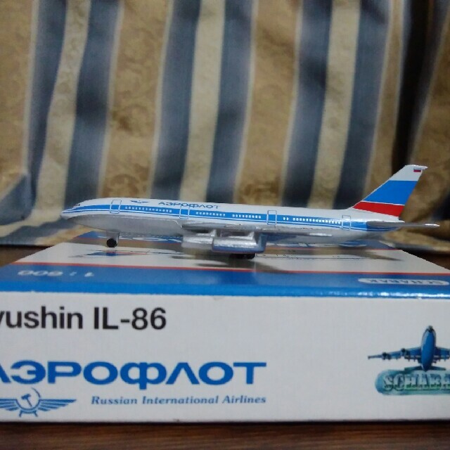 訳あり schabak1/600 アエロフロートロシア航空IL-86 模型+プラモデル