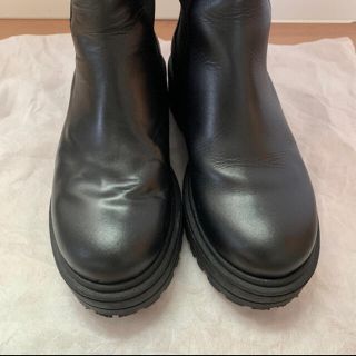 BEAUTY&YOUTH UNITED ARROWS - BY レザーミドルサイドゴアブーツ 38の