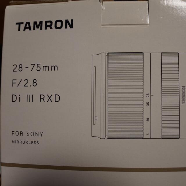 TAMRON(タムロン)のTAMRON 28-75mm F/2.8 Di III RXD Eマウント スマホ/家電/カメラのカメラ(レンズ(ズーム))の商品写真