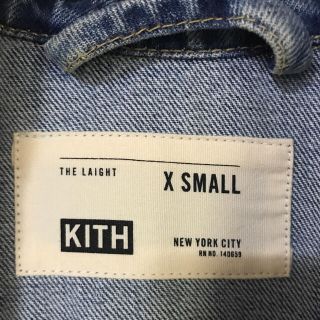 極美品　KITH LAIGHT LOGO DENIM JACKET デニムジャケ