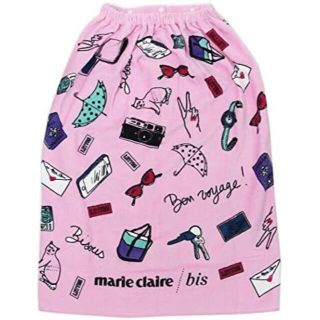 マリクレール(Marie Claire)の新品未開封 marie claire ラップタオル　お着替えバスタオル(マリン/スイミング)