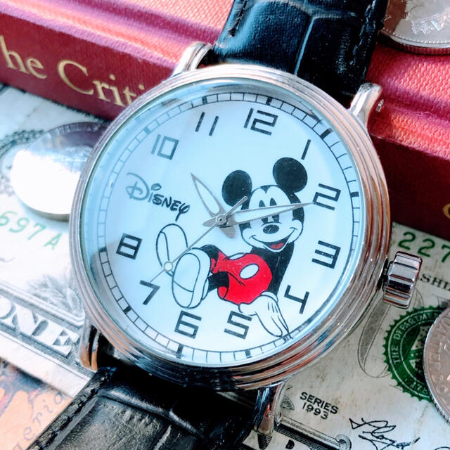 Disney 16 可愛いミッキーマウス メンズ腕時計 クォーツ 動作良好 Quartzの通販 By お買得品レア品満載のお店 S Shop ディズニーならラクマ