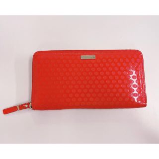 ケイトスペードニューヨーク(kate spade new york)のKate spade ケイトスペード　財布　中古　赤系オレンジ系(財布)