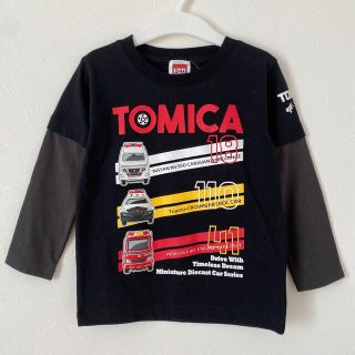 タカラトミー(Takara Tomy)の新品タグ付き トミカ 長袖Tシャツ 100(Tシャツ/カットソー)