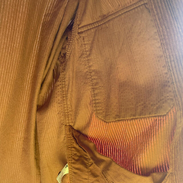 GU(ジーユー)のベロアジャケット　レッド メンズのジャケット/アウター(ナイロンジャケット)の商品写真