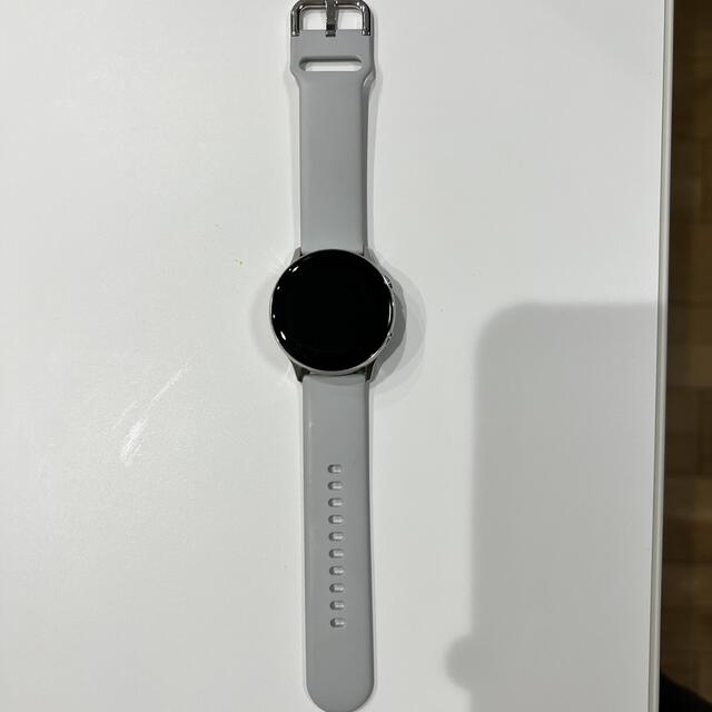 SAMSUNG(サムスン)の【ゆう様専用】Galaxy watch active silver スマホ/家電/カメラのスマホアクセサリー(その他)の商品写真