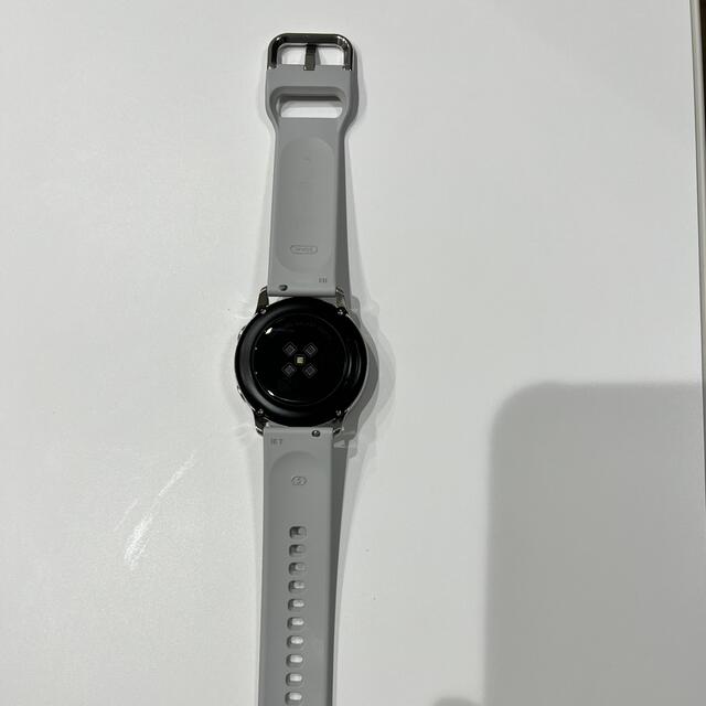 SAMSUNG(サムスン)の【ゆう様専用】Galaxy watch active silver スマホ/家電/カメラのスマホアクセサリー(その他)の商品写真