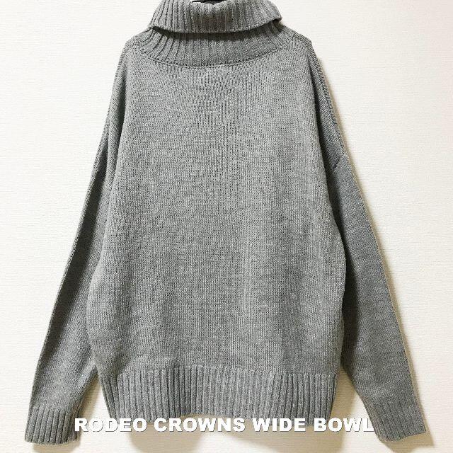 RODEO CROWNS WIDE BOWL(ロデオクラウンズワイドボウル)の【RODEO CROWNS】Stars and Stripes タートル ニット レディースのトップス(ニット/セーター)の商品写真