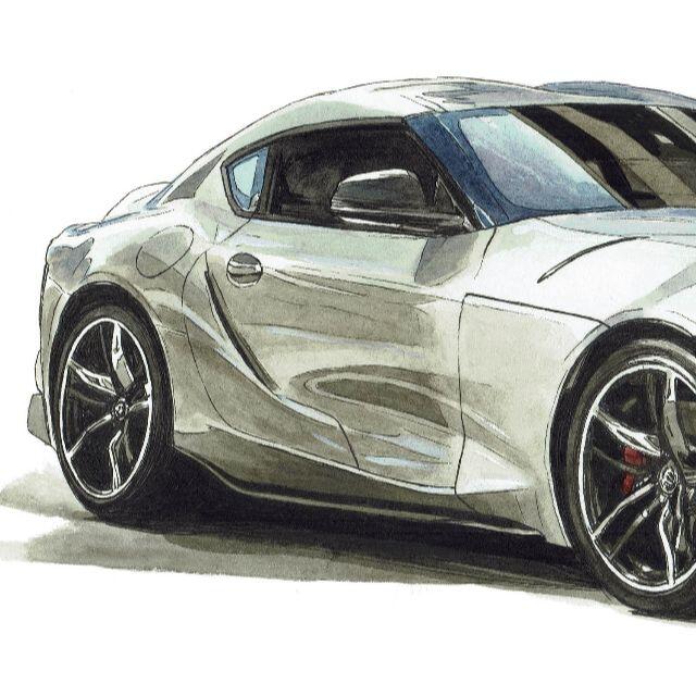 NC-991 TOYOTAスープラRE限定版画サイン額装作家平右ヱ門 3