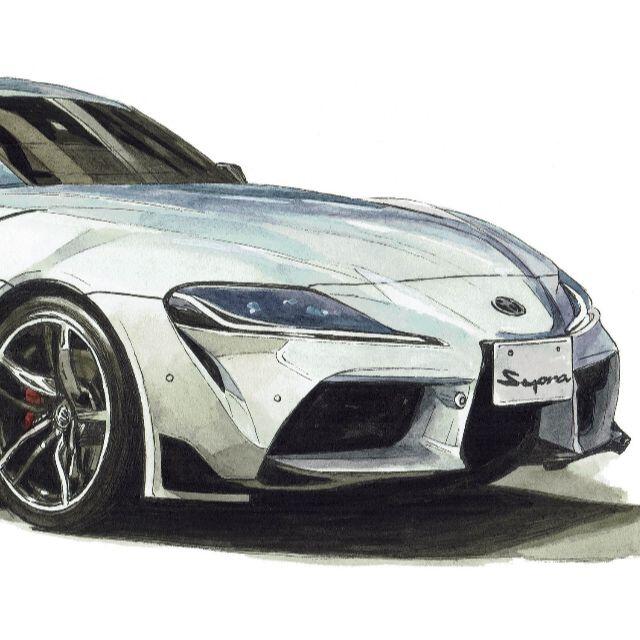 NC-991 TOYOTAスープラRE限定版画サイン額装作家平右ヱ門 4