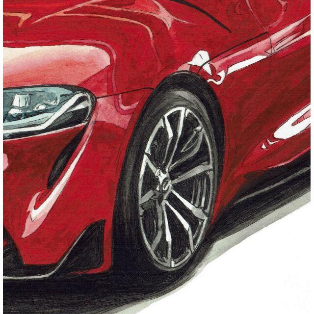 NC-991 TOYOTAスープラRE限定版画サイン額装作家平右ヱ門 7