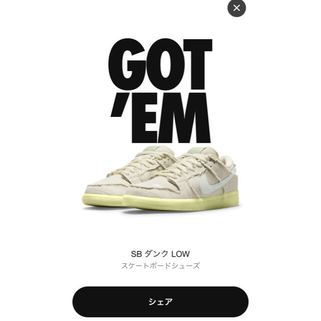 NIKE(ナイキ)のNIKE SB DUNK LOW Mummy 27 メンズの靴/シューズ(スニーカー)の商品写真