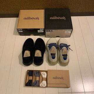 allbirds(JP26&JP25.5) 2種類(shoerace3色付き)(スニーカー)