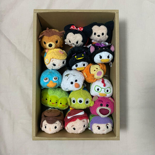 Disney(ディズニー)のツムツム　ぬいぐるみ　16個セット エンタメ/ホビーのおもちゃ/ぬいぐるみ(ぬいぐるみ)の商品写真