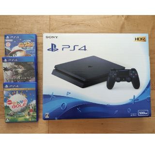 プレイステーション4(PlayStation4)のSONY PlayStation4 本体ソフト3本付き(家庭用ゲーム機本体)