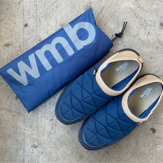 ワークマン wmb 防水撥水 モックシューズ ネイビー Lサイズ(スニーカー)