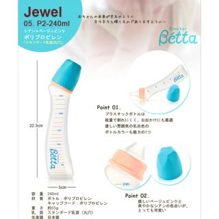 ベッタ(VETTA)の新品未開封 ドクターベッタ 哺乳瓶 240ml(哺乳ビン)