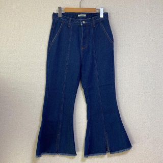 ジュエティ(jouetie)のjouetie フロントスリットデニムパンツ ジュエティ 70s(デニム/ジーンズ)