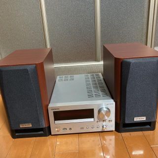 オンキヨー(ONKYO)のオンキョー　CR-N755  スピーカー付き(アンプ)