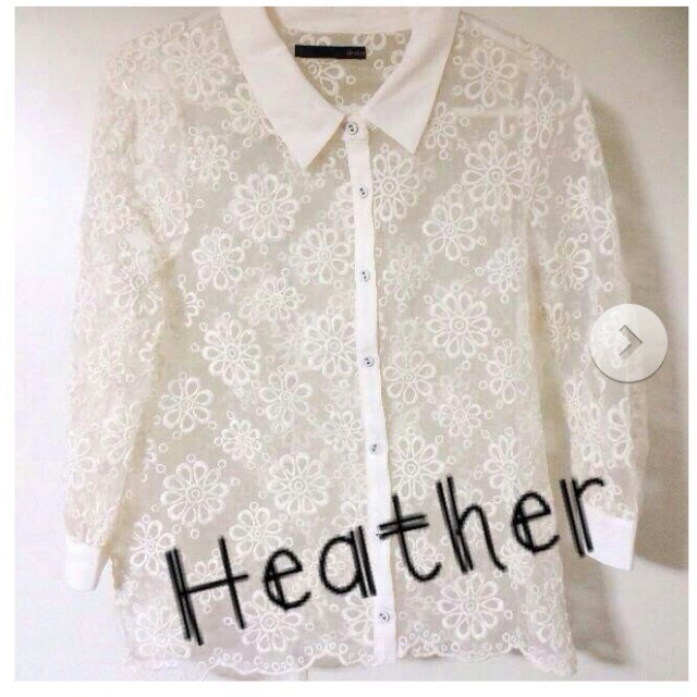 heather(ヘザー)のHeather 未使用フラワートップス レディースのトップス(シャツ/ブラウス(半袖/袖なし))の商品写真