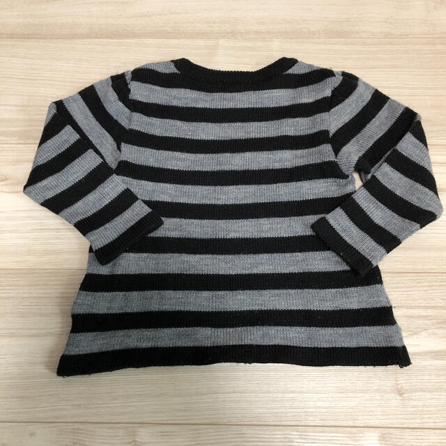 BeBe(ベベ)のBeBe べべ ニット セーター 100 ボーダー キッズ/ベビー/マタニティのキッズ服女の子用(90cm~)(ニット)の商品写真